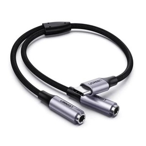 Ugreen USB-C to 3.5 mm audio 2x 25 cm - polybag