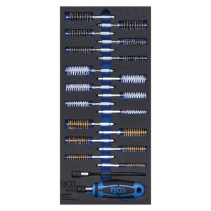 BGS Uložak za radionička kolica 1 /3: asortiman četki | 20-dijelni