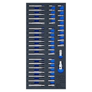 BGS Uložak za radionička kolica 1 /3: kombinirani set bitova | 49-dijelni