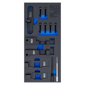 BGS Uložak za radionička kolica 1 /3: set alata za podešavanje motora | za Land Rover 3.6 TD V8