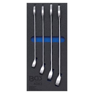 BGS Uložak za radionička kolica 1 /3: set okasto viličastih ključeva | 24 - 32 mm | 4-dijelni