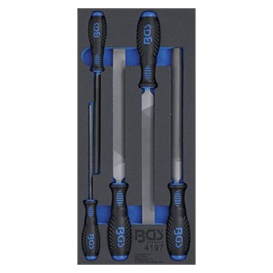 BGS Uložak za radionička kolica 1 /3: Set radioničkih turpija | 5-dijelni