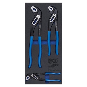 BGS Uložak za radionička kolica 1 /3: vodoinstalaterska kliješta | 3-dijelni