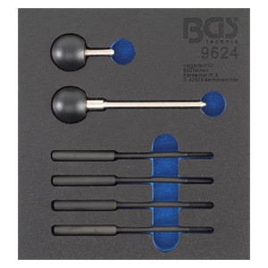 BGS Uložak za radionička kolica 1 /6: alat za pričvršćivanje koljenastog vratila | za Porsche Boxster, 911 M96