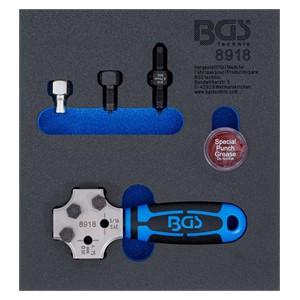 BGS Uložak za radionička kolica 1 /6: profesionalni uređaj za obradu rubova | SAE i DIN 4,75 mm (3 /16)