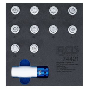 BGS Uložak za radionička kolica 1 /6: set alata za demontažu naplataka za BMW | 11-dijelni