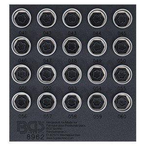 BGS Uložak za radionička kolica 1 /6: set alata za demontažu naplataka za BMW | 20-dijelni