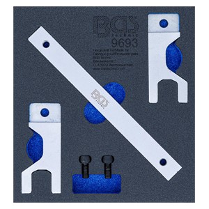 BGS Uložak za radionička kolica 1 /6: set alata za podešavanje balansirajuće osovine | za Mercedes-Benz OM651