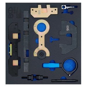 BGS Uložak za radionička kolica 2 /3: komplet alata za postavljanje motora | za BMW M40, M44, M50, M52, M54, M56