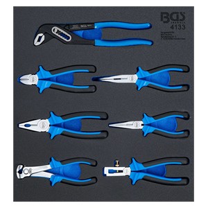 BGS Uložak za radionička kolica 2 /3: set kliješta | 7-dijelni