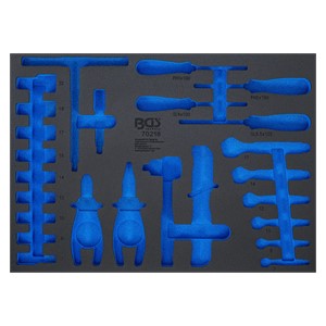 BGS Uložak za radionička kolica 3 /3 | prazan | za BGS 70218