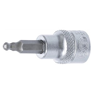 BGS Umetak za bit | 10 mm (3 /8) | unutarnji šesterokut s kuglastom glavom 4 mm