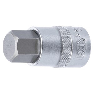 BGS Umetak za bit | 12,5 mm (1 /2) | unutarnji šesterokut 19 mm