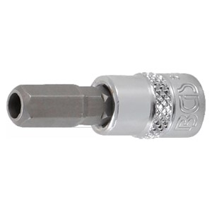 BGS Umetak za bit | 6,3 mm (1 /4) | unutarnji šesterokut s provrtom 7 mm