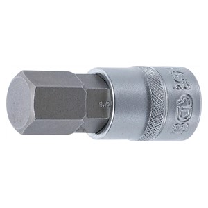 BGS Umetak za bit | unutarnji četverokutni pogon 12,5 mm (1 /2) | unutarnji šesterokut 13 /16