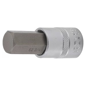 BGS Umetak za bit | unutarnji četverokutni pogon 12,5 mm (1 /2) | unutarnji šesterokut 3 /4