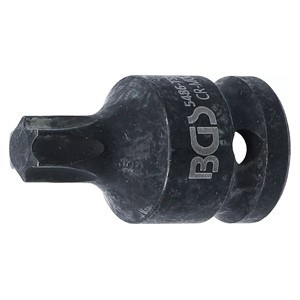 BGS Umetak za teretni bit | duljina 42 mm | 12,5 mm (1 /2) | T-profil (za Torx) T55