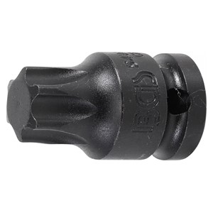 BGS Umetak za teretni bit | duljina 42 mm | 12,5 mm (1 /2) | T-profil (za Torx) T80