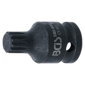 BGS Umetak za teretni bit | duljina 43 mm | 12,5 mm (1 /2) | unutarnje ozubljenje (za XZN) M14