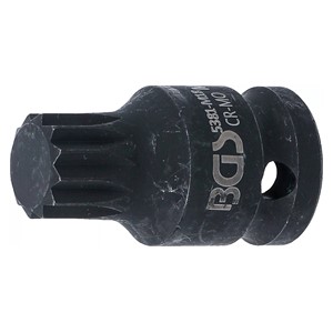 BGS Umetak za teretni bit | duljina 43 mm | 12,5 mm (1 /2) | unutarnje ozubljenje (za XZN) M18