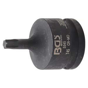 BGS Umetak za teretni bit | duljina 60 mm | 20 mm (3 /4) | T-profil (za Torx) T45