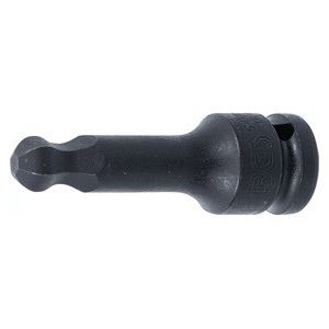 BGS Umetak za teretni bit | duljina 75 mm | 12,5 mm (1 /2) | unutarnji šesterokut s kuglastom glavom 12 mm