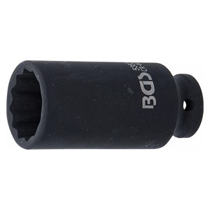 BGS Umetak za teretni utični ključ, dvanaesterokutni, duboki | 12,5 mm (1 /2) | 28 mm
