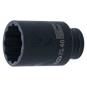BGS Umetak za teretni utični ključ, dvanaesterokutni, duboki | 12,5 mm (1 /2) | 46 mm