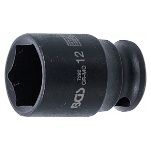 BGS Umetak za teretni utični ključ, šesterokutni | 6,3 mm (1 /4) | 12 mm