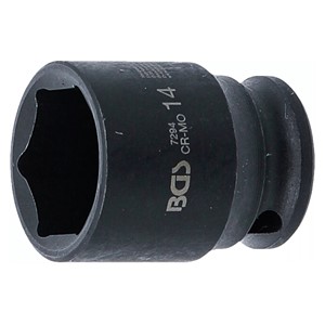BGS Umetak za teretni utični ključ, šesterokutni | 6,3 mm (1 /4) | 14 mm