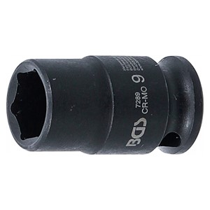 BGS Umetak za teretni utični ključ, šesterokutni | 6,3 mm (1 /4) | 9 mm