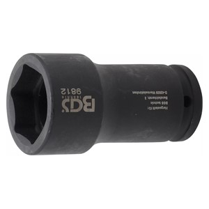 BGS Umetak za teretni utični ključ, šesterokutni, duboki | 20 mm (3 /4) | 38 mm