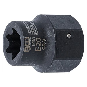 BGS Umetak za tijelo kočnice | E-profil (za Torx) | za MAN TGA | pogon vanjski šesterokut 30 mm | E20