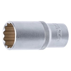 BGS Umetak za utični ključ dvanaesterokutni, duboki | 12,5 mm (1 /2) | 27 mm