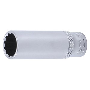 BGS Umetak za utični ključ dvanaesterokutni, duboki | 6,3 mm (1 /4) | 12 mm