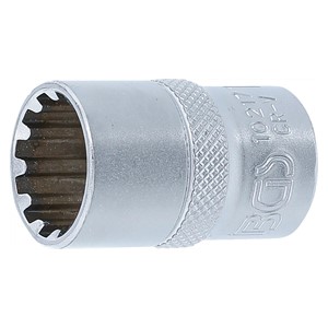 BGS Umetak za utični ključ Gear Lock | 12,5 mm (1 /2) | 17 mm