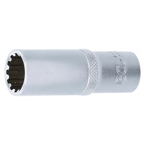 BGS Umetak za utični ključ Gear Lock, duboki | 10 mm (3 /8) | 15 mm