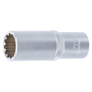 BGS Umetak za utični ključ Gear Lock, duboki | 12,5 mm (1 /2) | 19 mm