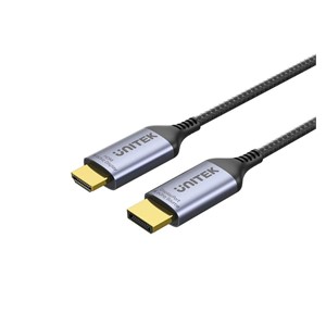 UNITEK CABLE DISPLAYPORT 1.4 TO HDMI 2.1, 8K, 1.8M