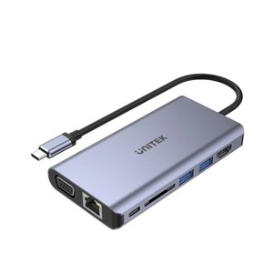 Unitek D1019B USB-C Hub 8W1 USB-C 3.1, PD 100W, D1019B