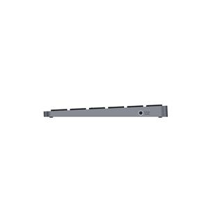 UNITEK D1092A keyboard USB US International Grey 3