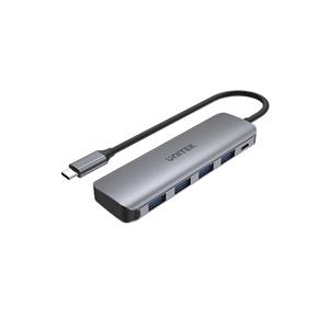 UNITEK H1107A interface hub USB 3.2 Gen 1 (3.1 Gen 1) Type-A 5000 Mbit/s Grey