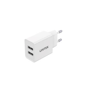 Unitek P1113A-EU - charger 2X USB-A,12W, white 5