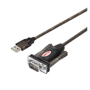 UNITEK Y-105 serial cable Black 1.5 m USB Type-A DB-9