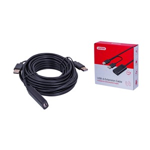 UNITEK Y-278 USB cable USB 2.0 10 m 2 x USB A USB A Black