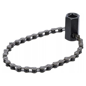 BGS Univerzalni lančani ključ za filtar ulja | unutarnji četverokutni pogon 12,5 mm (1 /2) | Ø 100 mm