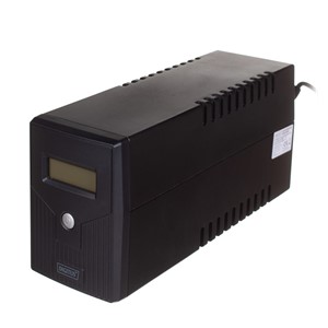 UPS Line-Ineractive LCD, 600VA /360W1x12V /7Ah, AVR, 2xSCHUKO, USB, RJ11