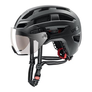 UVEX Finale visor bike helmet 56–61 cm, black matt
