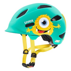 uvex oyo style monster lagoon matt children's cycling helmet, size 50–54