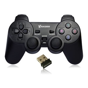 Vakoss GP-3925BK Gaming Controller Black RF Gamepad Analogue /Digital PC, Playstation 3